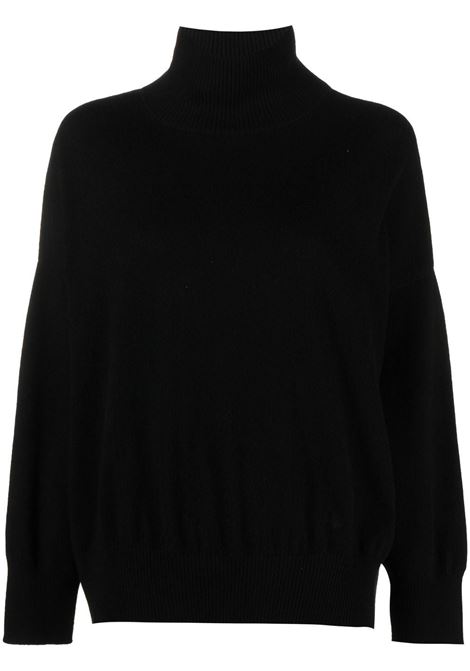 Maglione Murano a collo alto in cashmere in nero Loulou Studio - donna